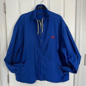 Vintage Polo Sport Mens Lightweight Royal Blue Jacket Size XL